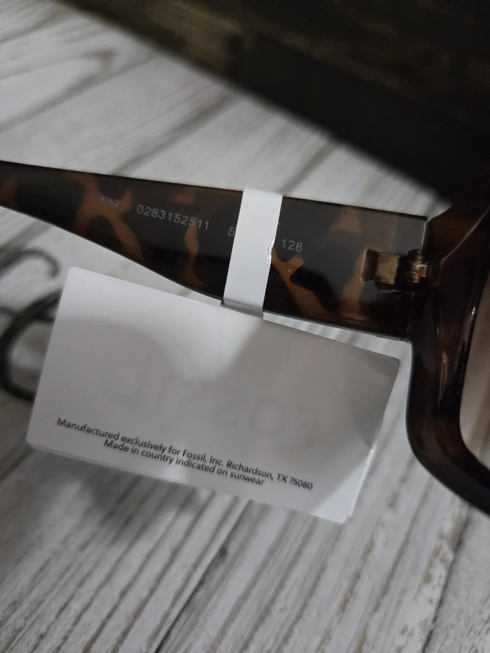 Fossil Women’s Brown Gradient Oversized Sunglasses